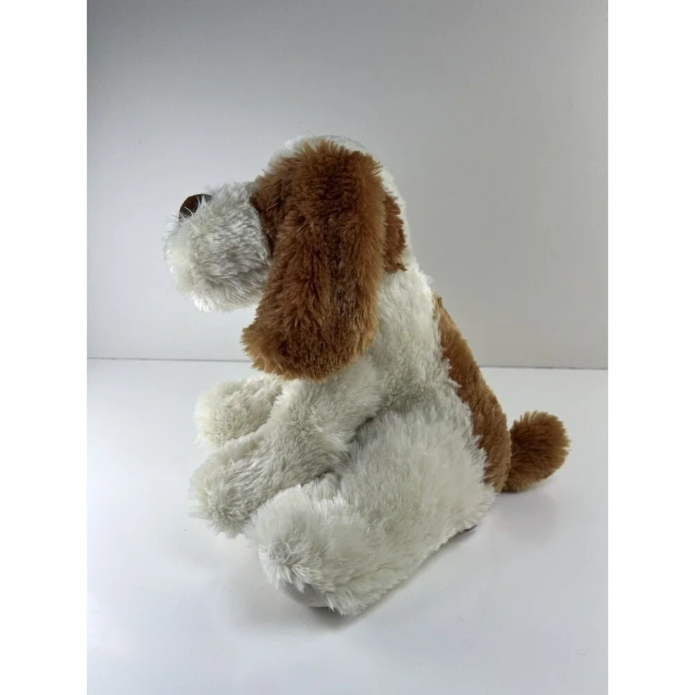 Aurora World Stuffed Animal Plush Hound Dog Two Toned Puppy 11” Sitting Dog Gift